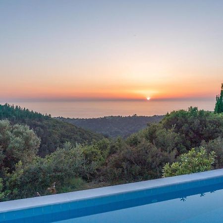 Stone Villa Eriphyle ,Private Witn Sunset View Fiskardo Exteriör bild
