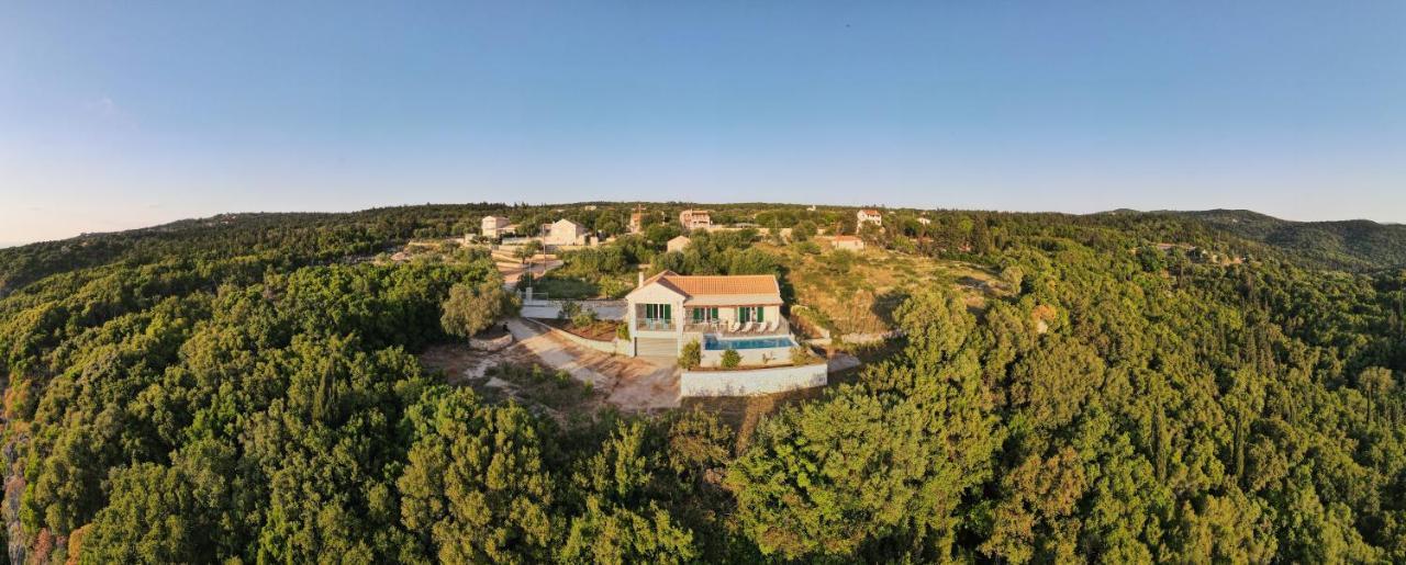 Stone Villa Eriphyle ,Private Witn Sunset View Fiskardo Exteriör bild
